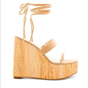 NEW RAYE Jesse wedge wrap ankle